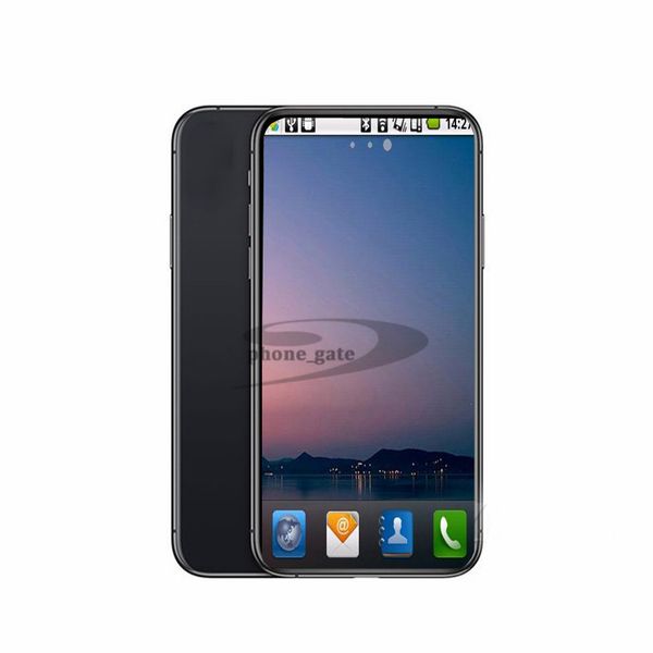 

goophone andorid 11 plus max 6.5inch 512mb ram 4gb rom face recognition 2gb cellphone with retail box dhl
