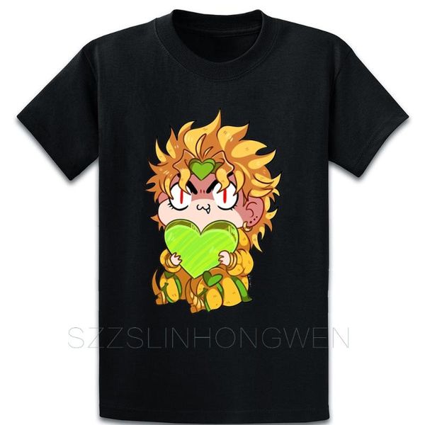 

dio brando t shirt graphic spring design short sleeve unique s-xxxxxl letter comical shirt, White;black