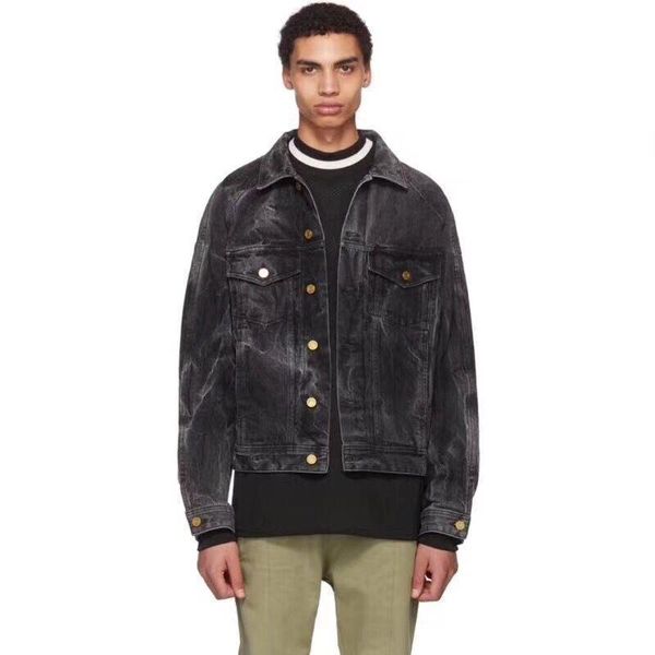 

fearofgod fifth season 5 drop 3 water ripples men and women washed and wornen lover denim jackets hfbyjk049, Black;brown