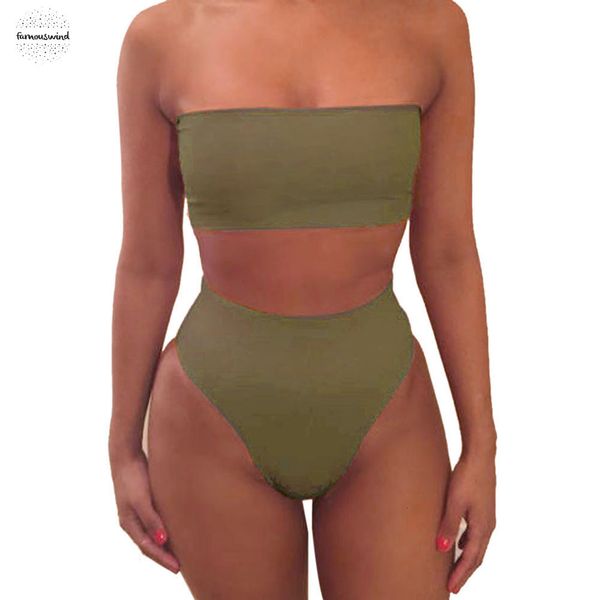 

хорошее качество женщина наборы лето без бретелек high leg brief женских бюстгальтеры купальника beacher side закрытие бесшовных женского бе, Red;black