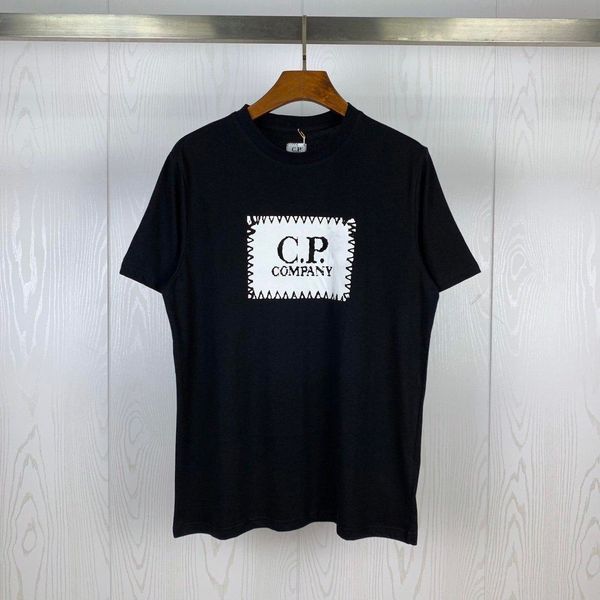 

short-sleeved t shirt men's cotton comfortable breathable european and american fashion slim round neck logo print designer m--2xl, White;black