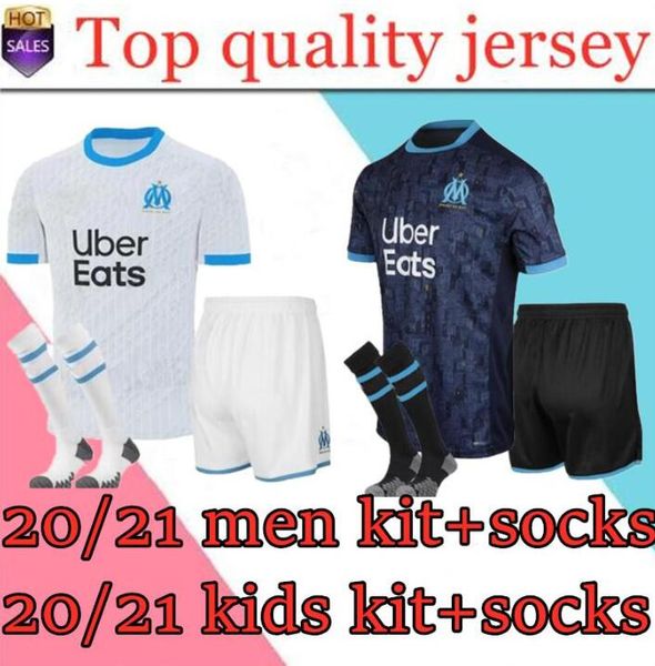 

20 21 olympique om marseille soccer jerseys kits 2020 marseille maillot de foot payet camisetas payet balotelli football, Black
