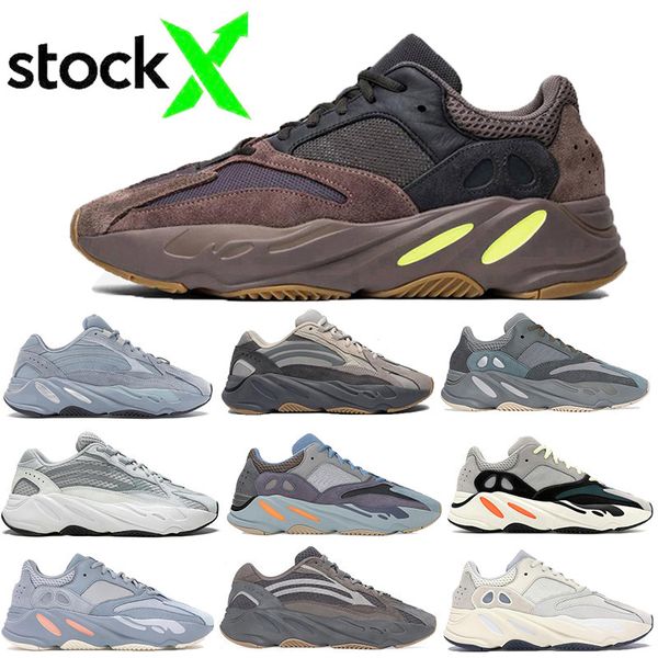 

2020 new teal blue magnet kanye west 700 mens running shoes tephra vanta analog utility black men women wave runner mauve sports sneakers, White;red