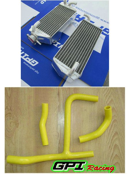 

aluminum radiator + hose for rmz250 rmz 250 10 11 12 2012 2010 2011 rh&lh gpi high-per
