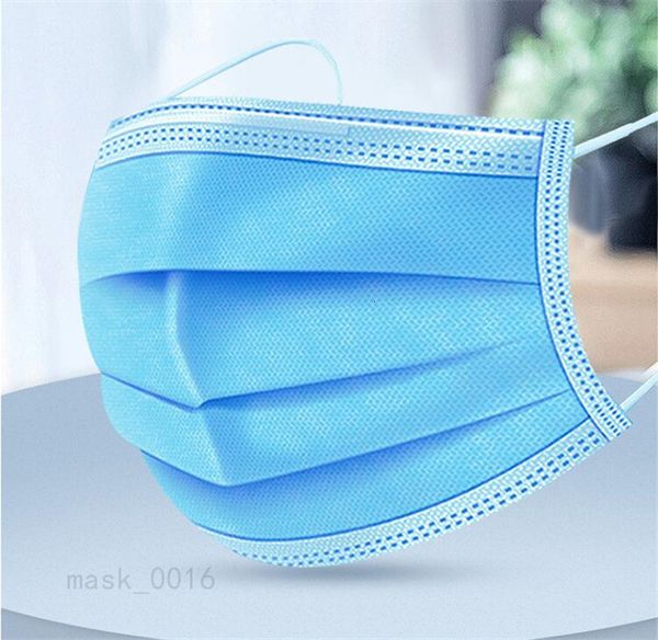 

o7dx 50 шт. упаковать 3 слоя нетканые одноразовые эластичный рот мягкая дышащая маска для лица dhl доставка черный b 1 шт. синий