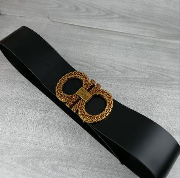 

2020 men's and women's wide belts, reveal the precious, personalized fashion men's leisure carefully made belt new, Black;brown