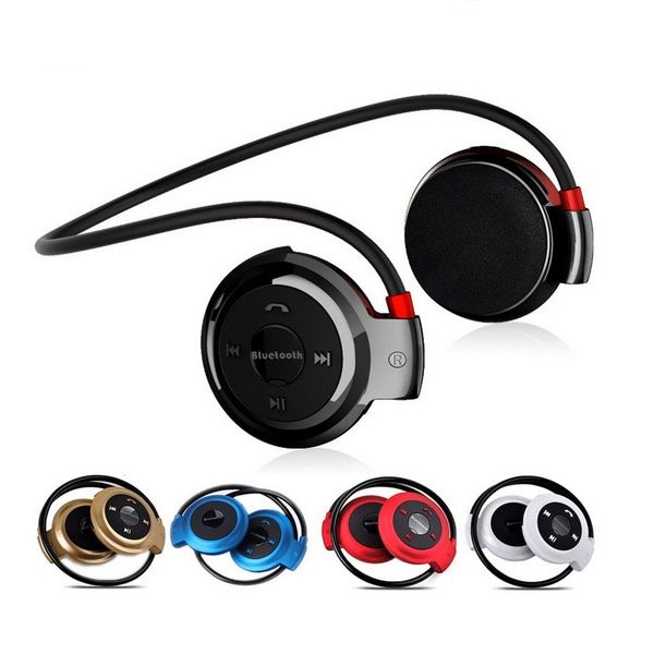 

mini 503 neckback sport wireless bluetooth handsstereo headset headphone earphone micro sd card slot+fm radio for iphone8 for note8