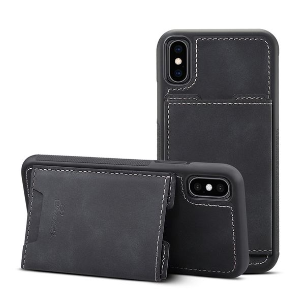 

phone case leather cover case for iphone11 7 8plus x xs xr head porter card package phone cases hot