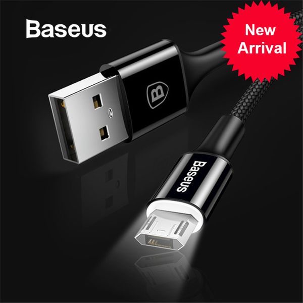 

led lighting micro usb cable for xiaomi redmi 4x note 4 5 reversible micro usb charging cable for samsung s7 mobile phone