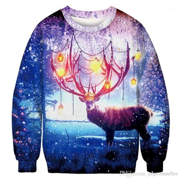 

sweatshirts winter new 3d print sweatshirts long sleeve o-neck spring autumn mens clothing mens fashion designer, Black