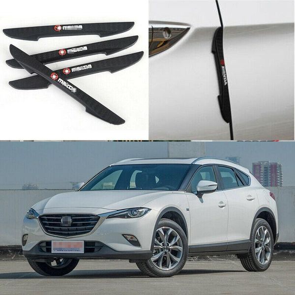 

for mazda cx-4 car side door edge guard bumper trim protector stickers 4pcs