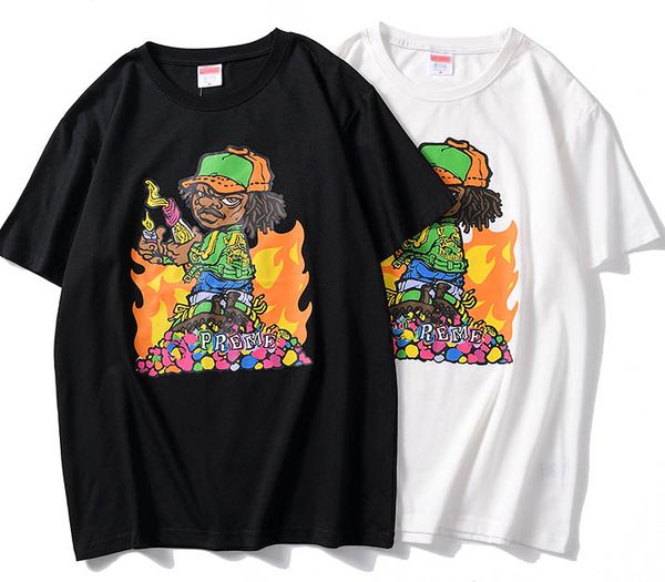 

newtide brand luxury designer tees shirt print clothes street hip hop cotton europe america t-shirt leisure summmer t-shirts, White;black