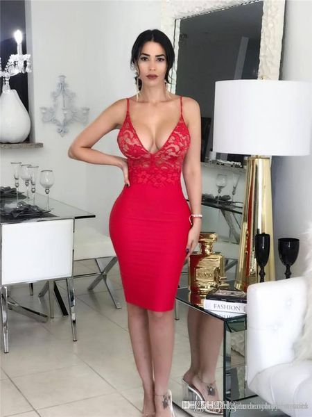 

summer female lace panelled dress ladies deep v neck dress fashion see through backless dresses, Black;gray