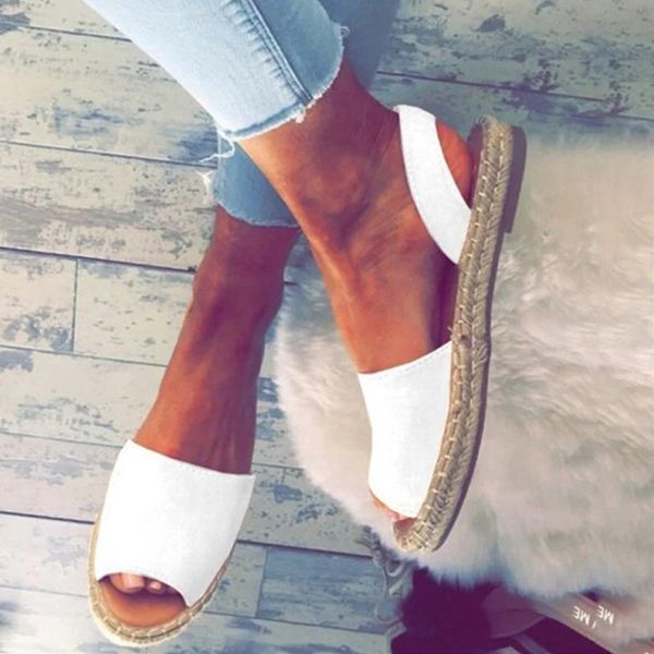 

sandals women roman flat ankle strap retro summer casual for ladies female comfort shoes fish mouth slippers plus 43, Black
