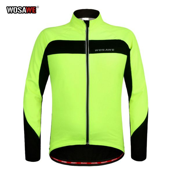 

wosawe autumn winter motorcycle cycling jacket windproof bike moto warm up bicycle windbreaker racing riding jersey