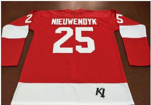 Пользовательские мужчины молодежь женщины винтаж Cornell Big Red # 25 Joe Nieuwendyk Hockey Jersey Size S-5xl или пользовательское имя любое имя или номер