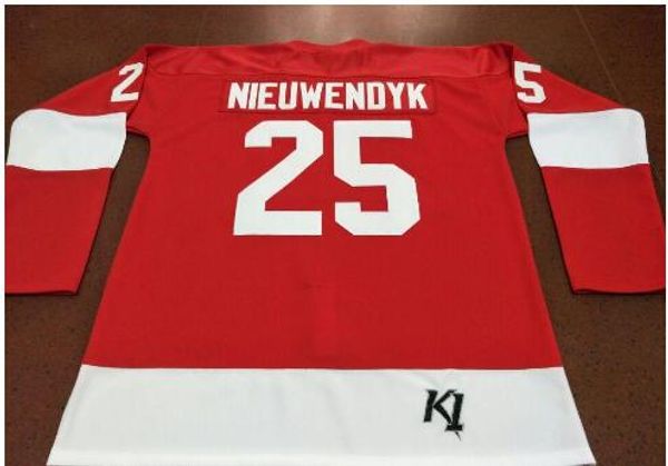

custom men youth women vintage cornell big red # 25 joe nieuwendyk hockey jersey size s-5xl or custom any name or number, Black