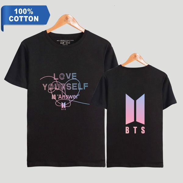 

team year men's event short sleeve men and women lovers shirt bts answer aid service t shirts, Black