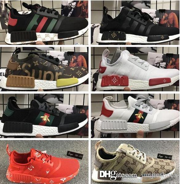 

R1 oreo runner nbhd primeknit og triple black white camo running hoe for men women beige runner port hoe eur 36 45