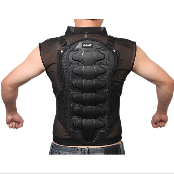 

cycling protective equipment base layers bike racing sleeveless breathable pe eva shell armor m-3xl shockproof, Black;red