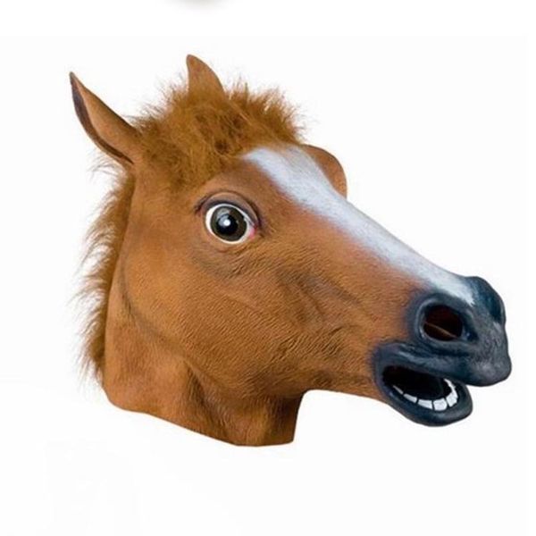 

Animal Head Mask Horse Head Ball Party Unisex And Free Size Halloween Mask Funny Mask Everyday