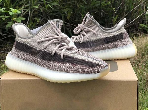 

est authentic kanye west v2 zyon israfil asriel 3m reflective running shoes fz1267 women men zebra outdoor shoes with original box
