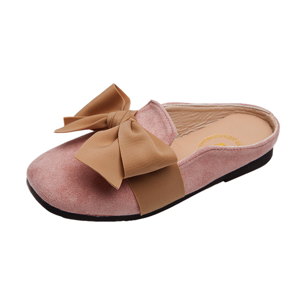 

new girls slippers spring summer girl shoes for kids bow girls shoes 2020 kids slippers outdoor princess, Black;grey