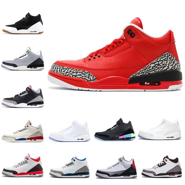 

new 3 men basketball shoes sneaker tinker nrg katrina pure white black cement red true blue mens fashion sports designer shoes size 7-13
