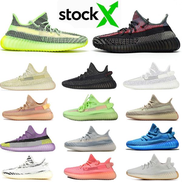 

new arrival 3m reflective yeezreel yeshaya yecheil running shoes mens women clay citrin cloud white bred gid static antlia trainers sneaker