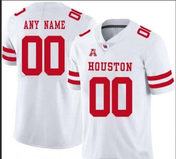 

custom mens,youth,women,toddler,houstons cougars personalized any name and number any size stitched college jersey, Black