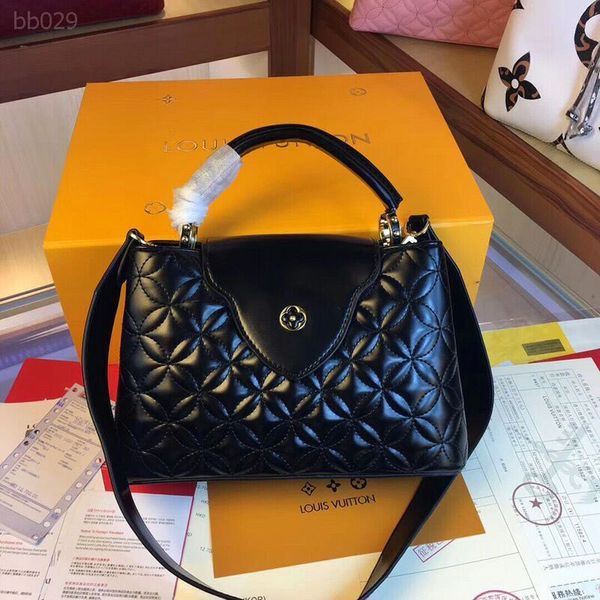 

высокое качество классическая сумка роскошные сумки на ремне сумки из натуральной кожи мода crossbody сумка женский черный shopping messenge