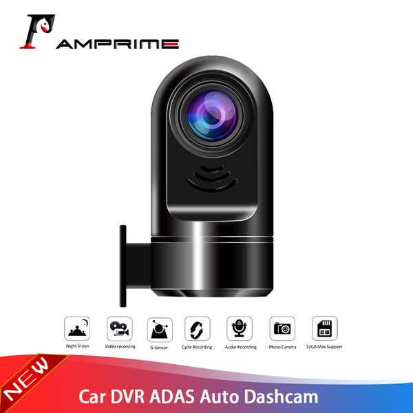 

amprime mini dvrs car dvr adas auto dashcam dash camera usb loop record g-sensor recorder for android dash camera registrator