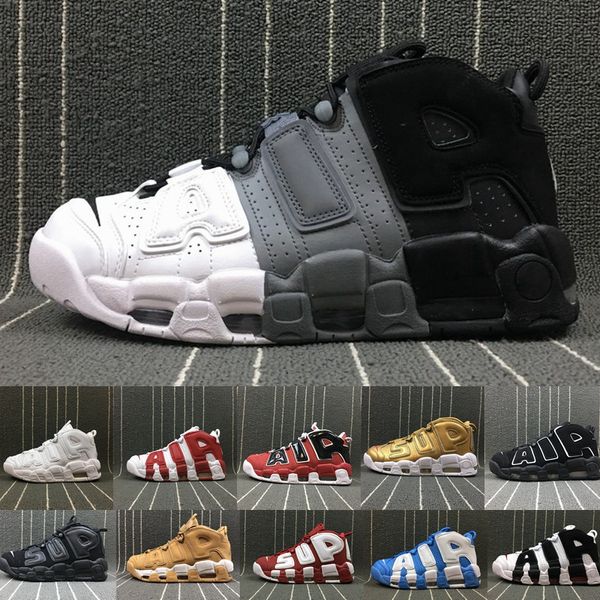 

2019 QS 96 Olympic Varsity Maroon больше мужская баскетбольная обувь 3M Scottie Pippen air Uptempo Chicago мужчины Спортивные кроссовки Размер 7-13