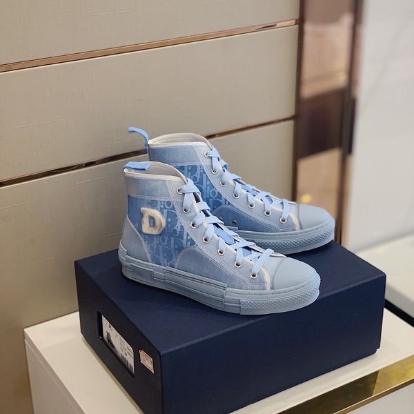 

men women daniel arsham b23 shoes air basketball platform vintage triple brand chaussures high-sneakers in light blue, Red;white