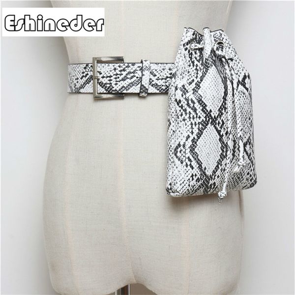 

eshineder роскошная талия сумка женщины fanny pack пояса сумки модные кожаные женские сумки сумки леди ведро сумки прямая поставка