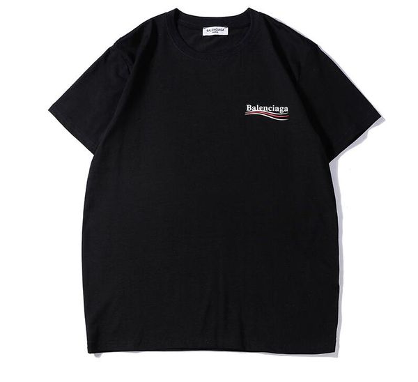 

2019 новая мода мужчины и женщины дизайнер рубашка лето Марка футболка повседневна