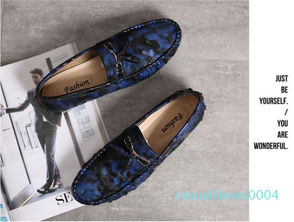 

новые мужские ботинки высокого качества, роскошные лодки обувь мужская обувь плоские вождения ручной работы моды комфортно c04, Black