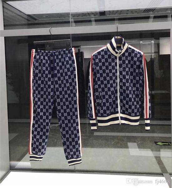 

2019 brand new men 039 track uit jacket and pant luxury fa hion de igner weat hirt uit men coat ca ual track uit jacket