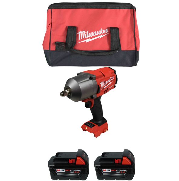 

2019 milwaukee 2767 20 1 2 quot high torque impact wrench w 2pc 48 11 1850 5ah battery