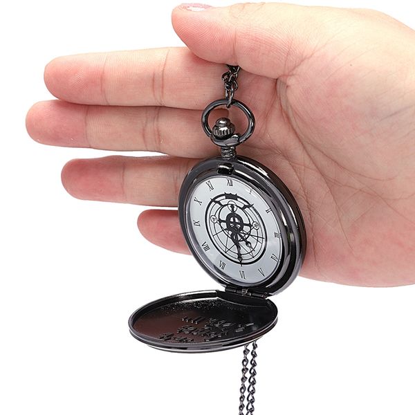 

quartz engraved retro pendant pocket watch chain, Slivery;golden