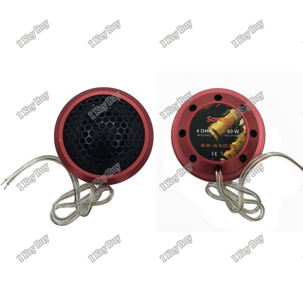 

2pcs component high power 80w car dome hifi tweeter speakers high-pitched audio loudspeaker car audio modification