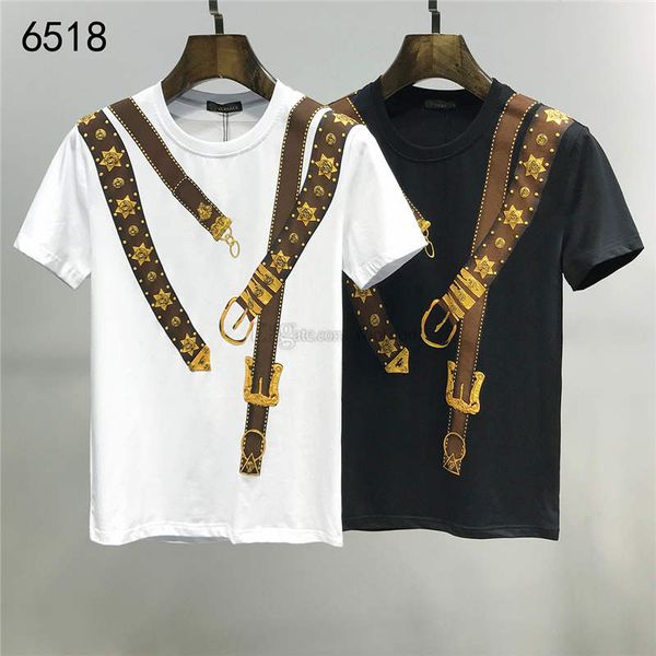 

2020 ss новое прибытие высокое качество medusa clothing мужские футболки печать тройники с коротким рукавом m-3xl 6518, White;black