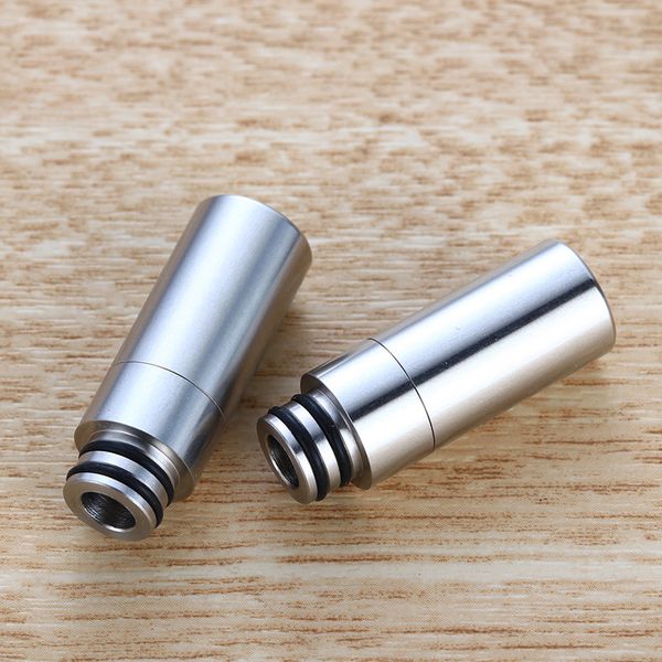 

510 Stainless Steel Drip Tip Vape SS 2 in 1 Mouthpiece fit 510 Thread Atomizers also for Kamry Kecig 1.0 DHL Free