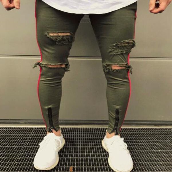 

represent clothing designer pants blue/black destroyed men slim denim straight biker skinny jeans men ripped jeans