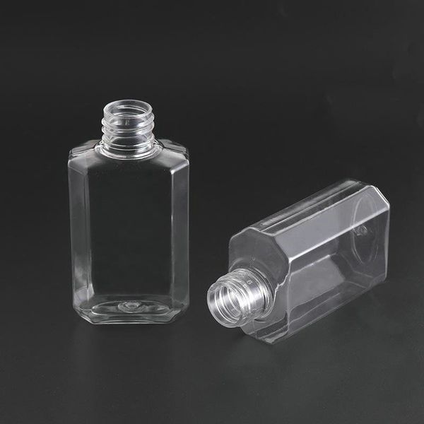 

factory spot 60ml transparent octagonal bottle hand sanitizer-bottle gel flap bottle sub-packing plastic