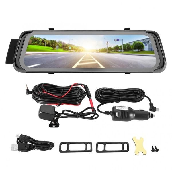 

dash camera 10inch 1080p car dvr video recorder camera driving recorder rearview mirror night vision car accessories