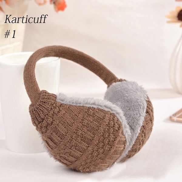 

пара любовников тип съемный плюшевые earmuffs мужской вязаная уха теплый earmuff вскользь милый симпатичный простой стиль, Blue;gray