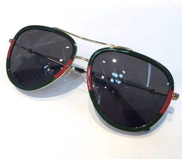 

luxury designer sunglasses for women 0062 classic summer fashion style metal frame eye glasses designer glasses eyewear uv protection lens, White;black