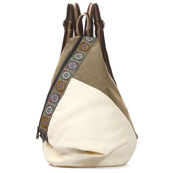 

вышитая холщовая сумка повседневный рюкзак рюкзак колледж ветер путешествия