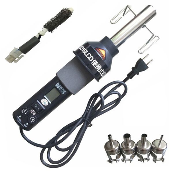 

us plug,adjustable digital air tool heat tool soldering desoldering solder station smd bga 8018 lcd